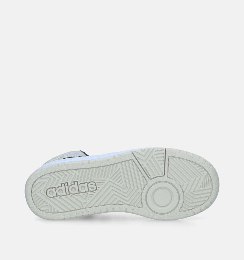 adidas Hoops 3.0 MID K Baskets en Noir pour gar&ccedil;ons (343260)