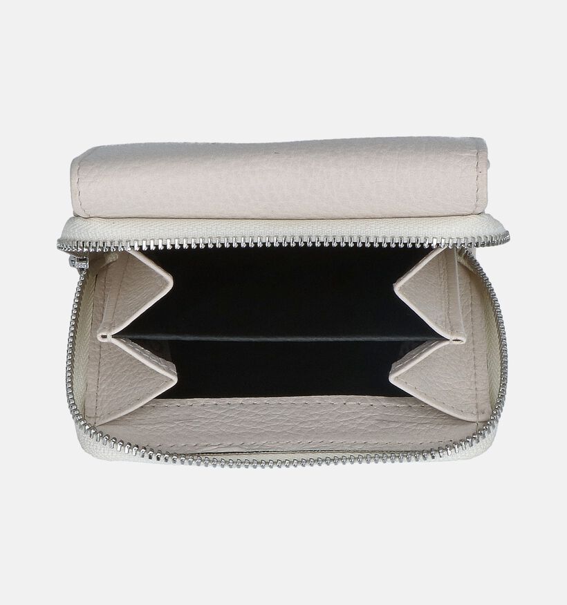Crinkles Ecru Ritsportemonnee voor dames (373830)