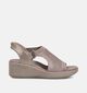 Skechers Pier Lite Park Path Taupe Sandalen voor dames (371238)