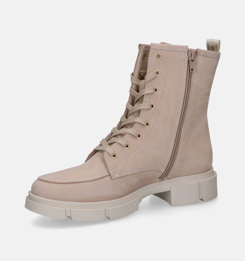 Tango Romy Beige Boots voor dames (311850) - geschikt voor steunzolen