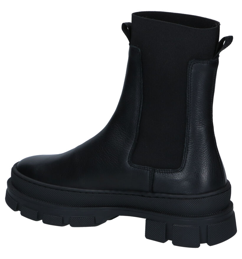 Tango Romy Bottines Chelsea en Noir en cuir (299279)
