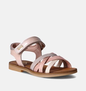 STONES and BONES Sandalen Beige/Roze