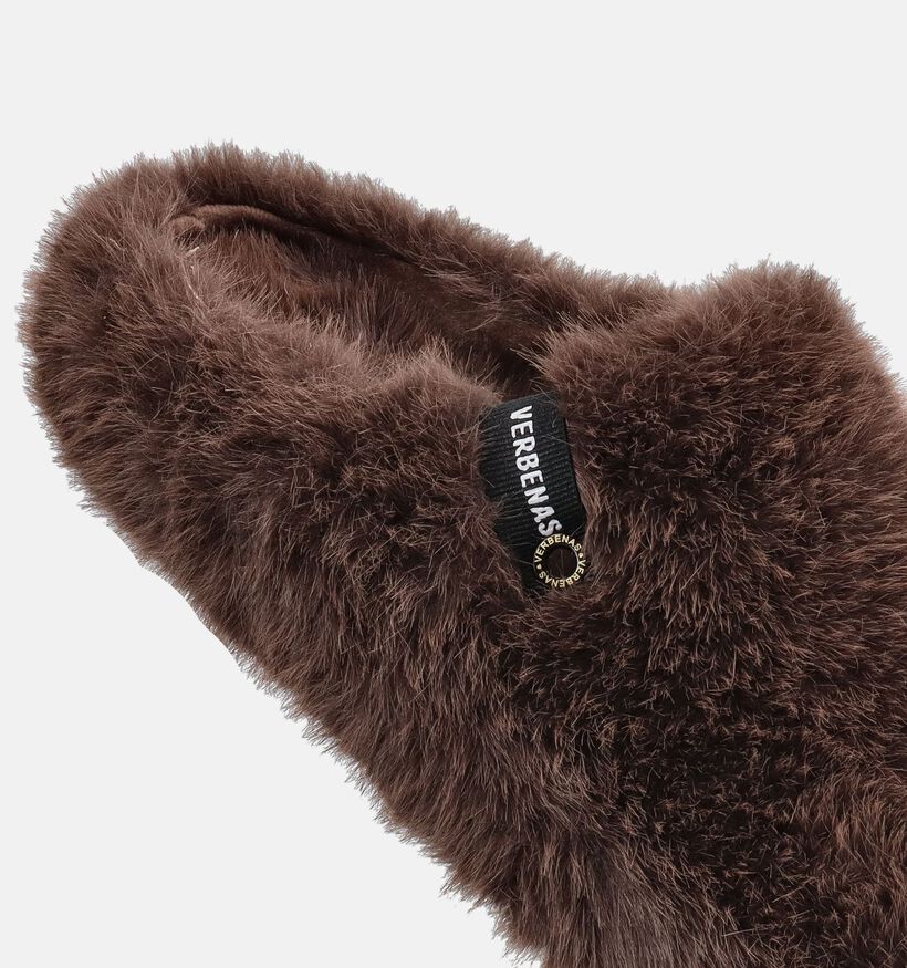 Verbenas York Budapest Donkerbruine Pantoffels voor dames (380877)