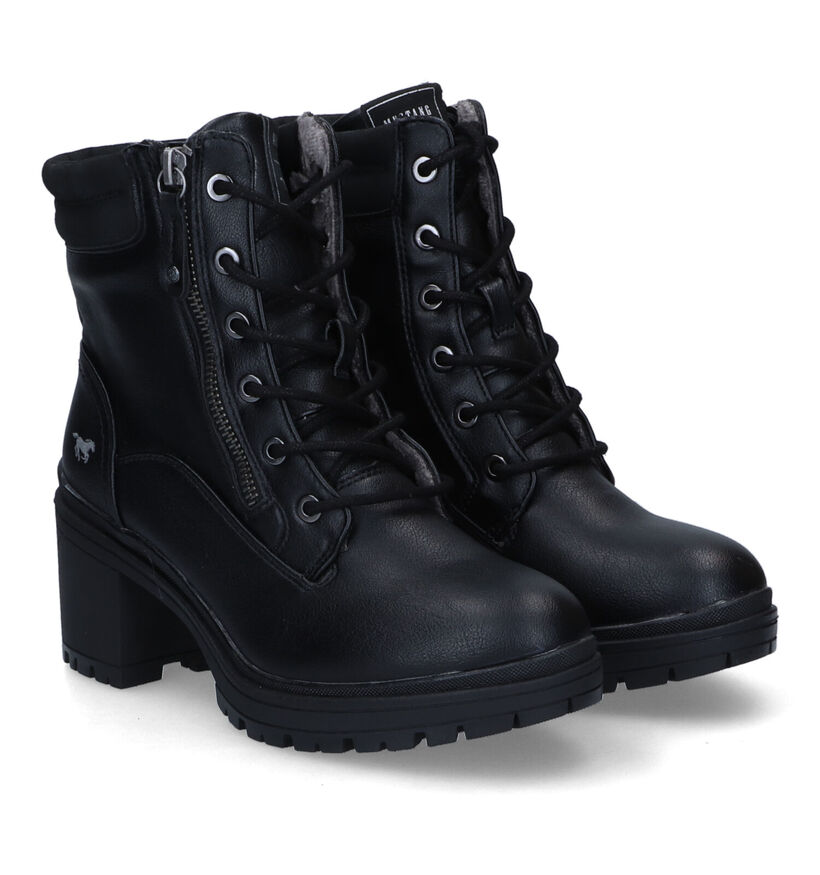 Mustang Boots à lacets en Marron pour femmes (313791)