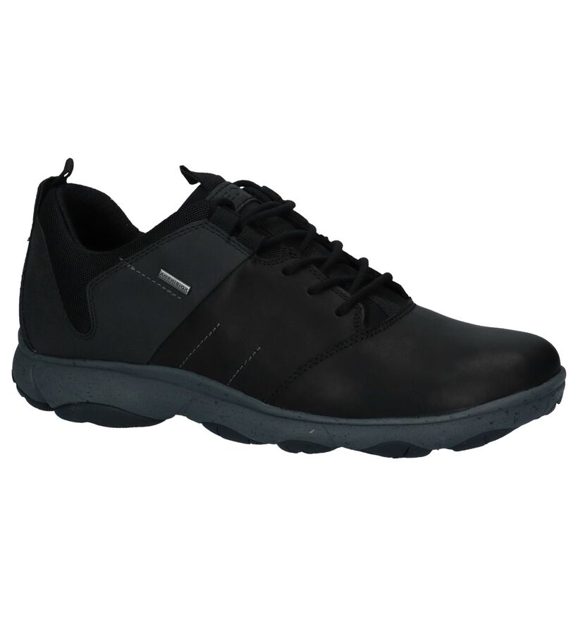 Geox Nebula Zwarte Casual Schoenen in stof (223483)
