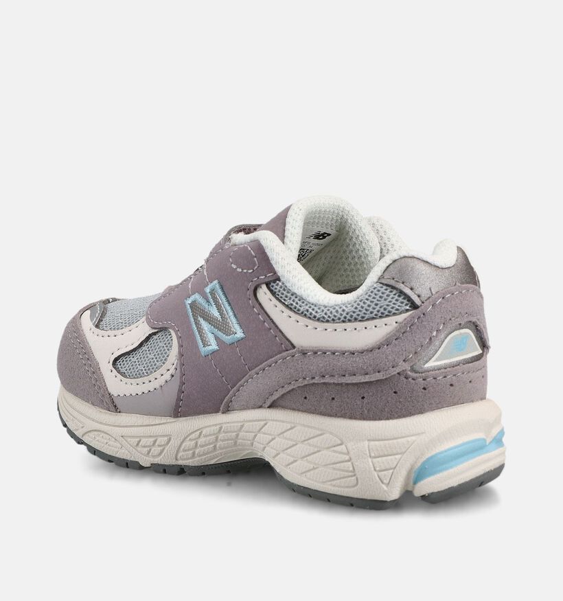 New Balance Baskets basses en Taupe pour filles (366186) - pour semelles orthop&eacute;diques