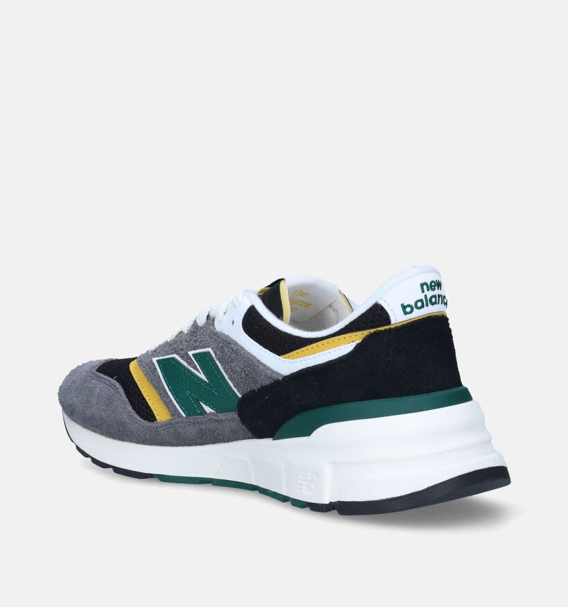 New Balance U 997 Baskets en Noir pour hommes, garçons (343080) - pour semelles orthopédiques