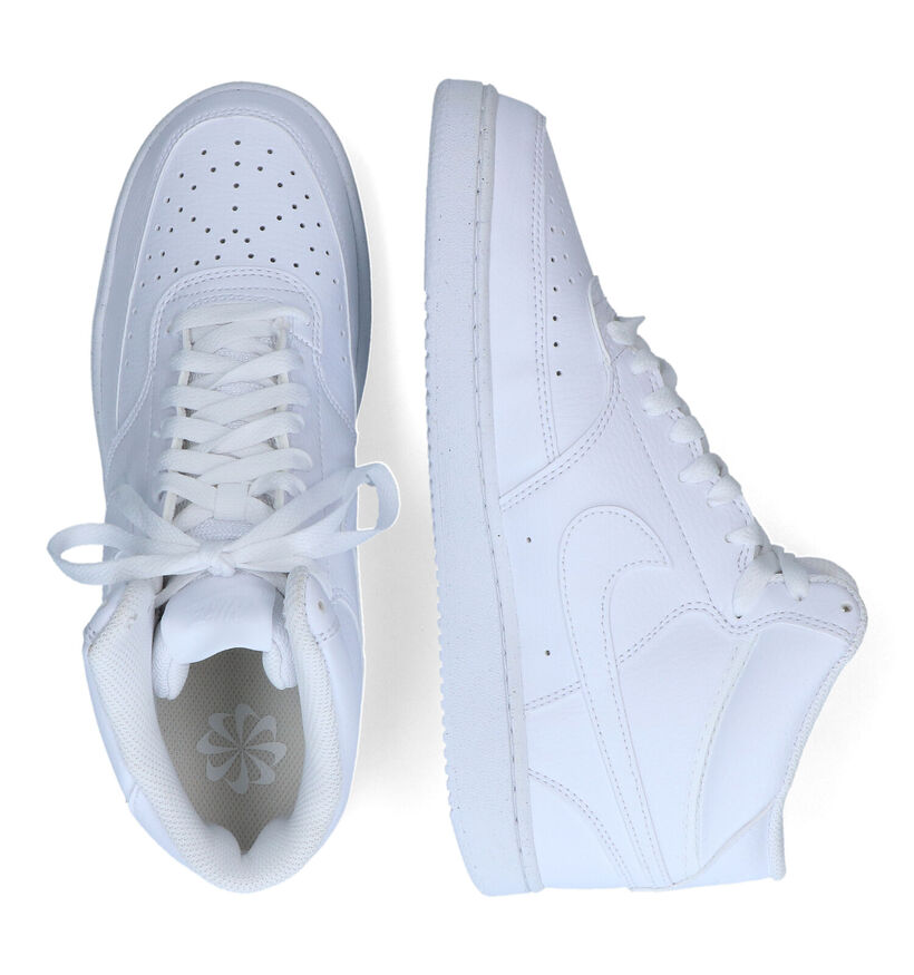 Nike Court Vision Baskets en Blanc pour hommes (316521)