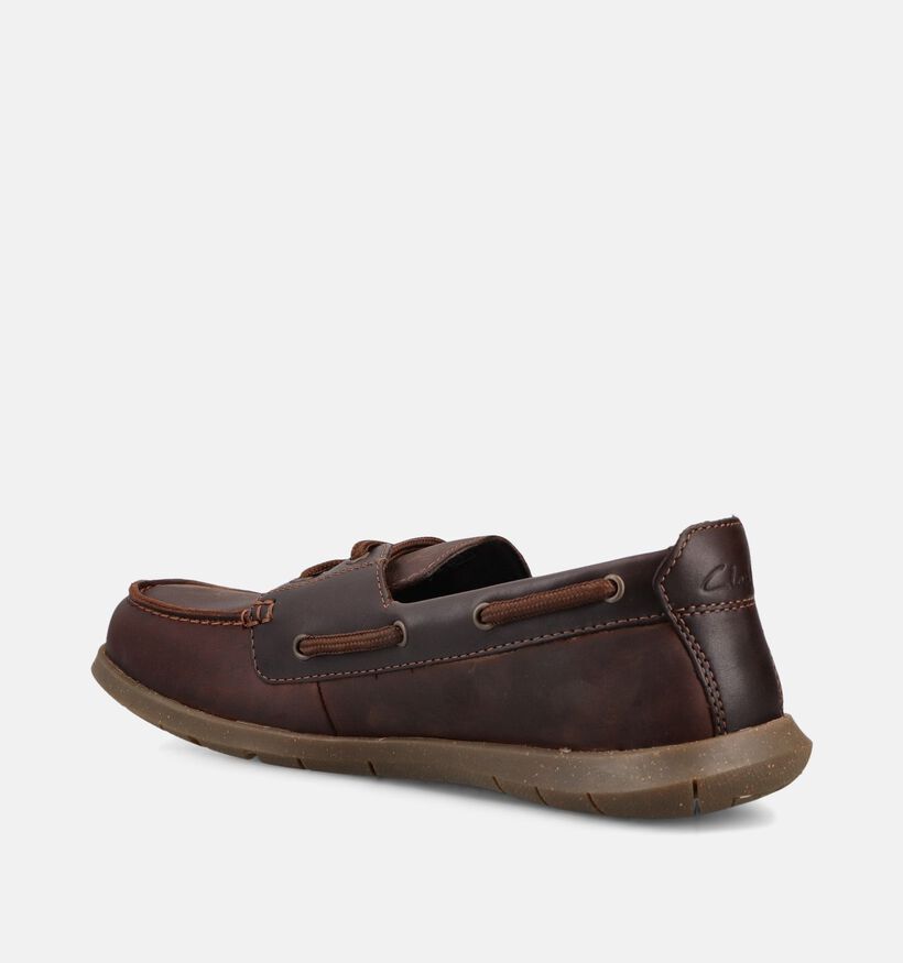 Clarks Flexway 2Eye Donkerbruine Bootschoenen voor heren (370694) - geschikt voor steunzolen