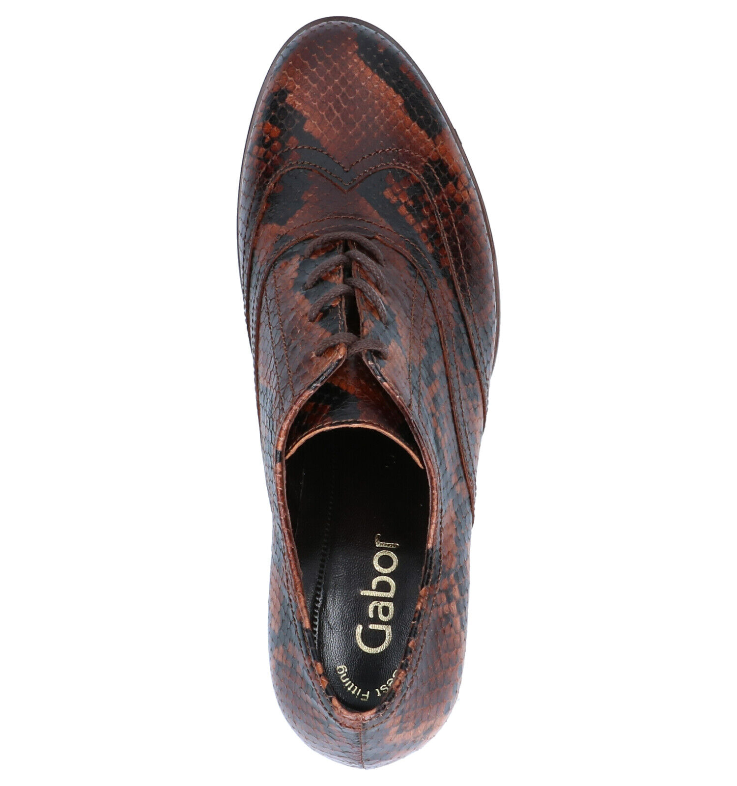 Gabor Best Fitting Bruine Veterschoenen Dames Pumps Online op