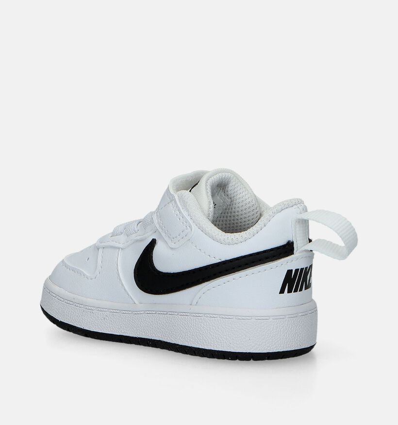 Nike Court Borough Low 2 Baskets en Blanc pour filles, garçons (341563)