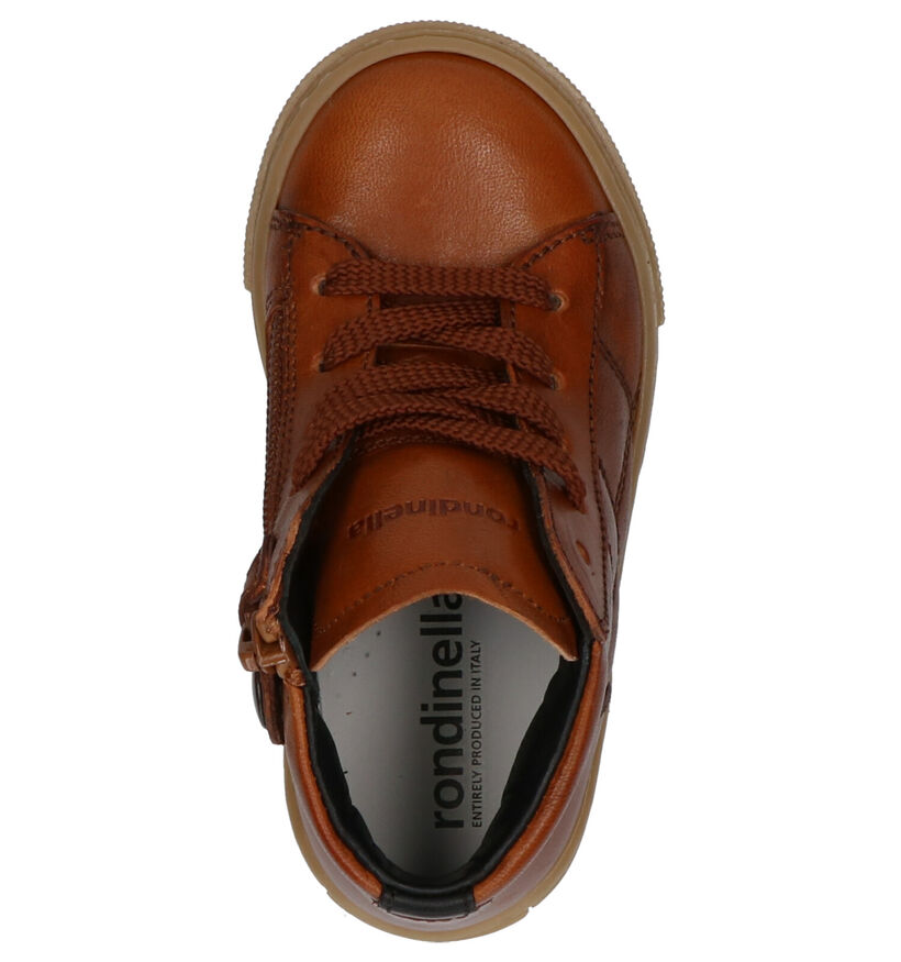 Rondinella Chaussures hautes en Cognac en cuir (262034)