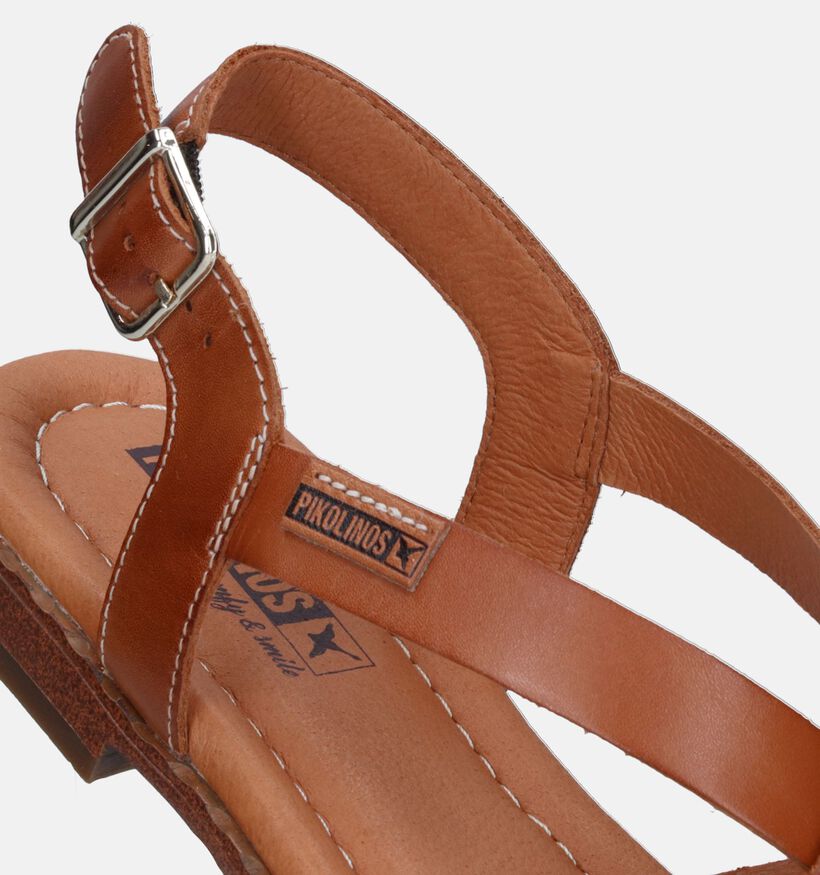 Pikolinos Algar Blauwe Platte Sandalen voor dames (370546)