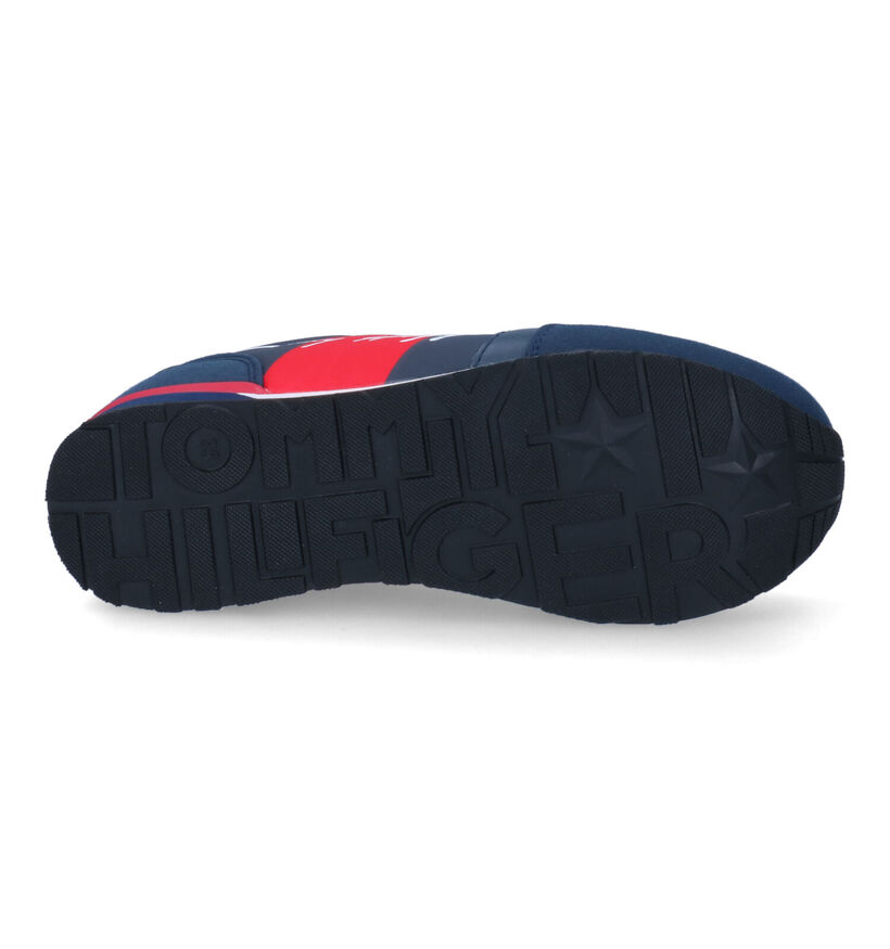 Tommy Hilfiger Baskets basses en Bleu en synthétique (303932)