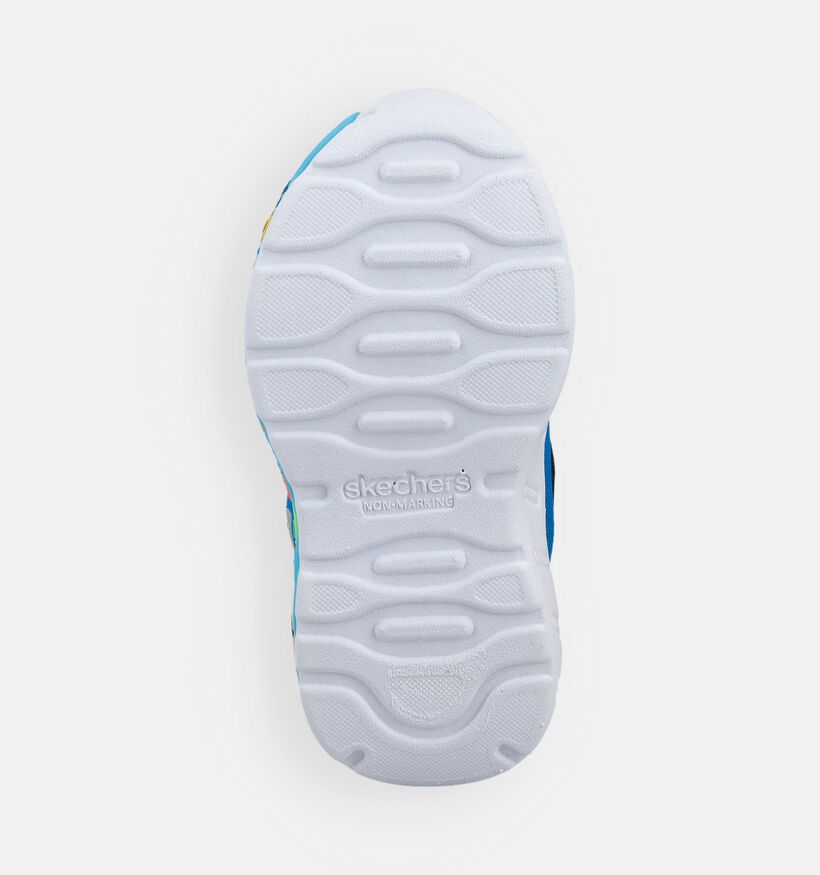 Skechers Play Scene Vroom Blauwe Sneakers voor jongens, meisjes (367539)