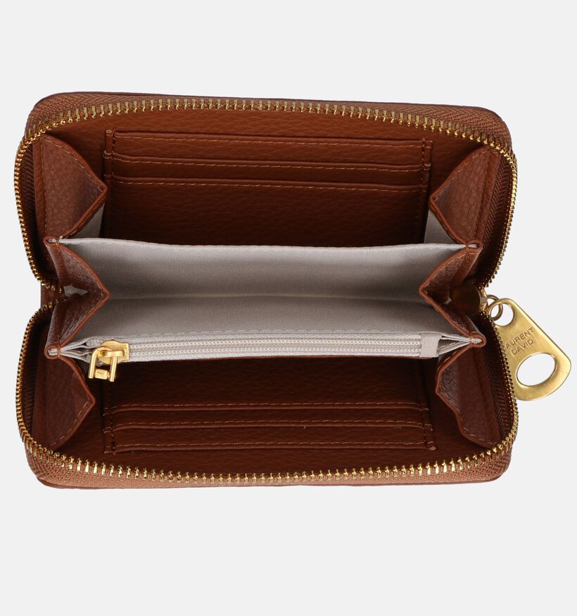 Laurent David Estee Bruine Ritsportemonnee voor dames (333767)