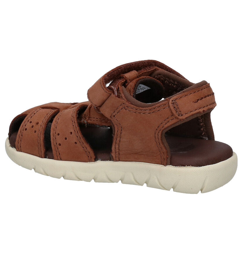 Timberland Nubble LTHR Fisherman Sandales en Marron pour garçons (305834)