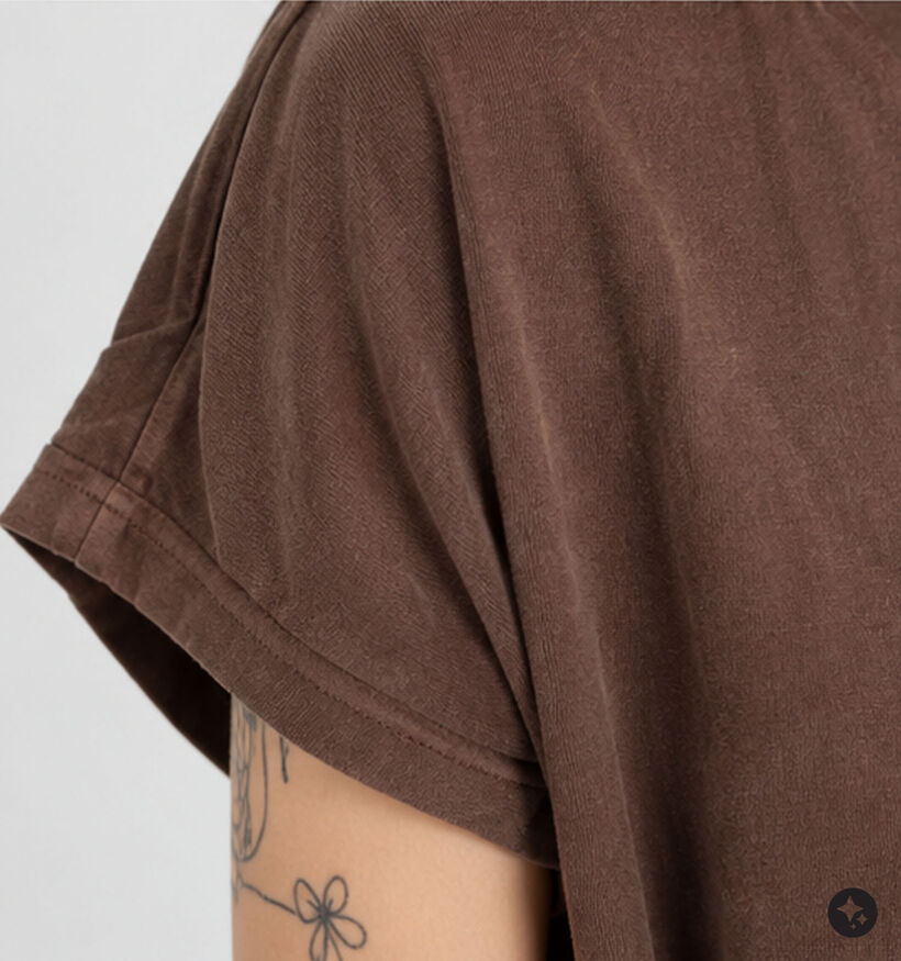 Ador&eacute; Constanza Donkerbruine T-shirt voor dames (384086)