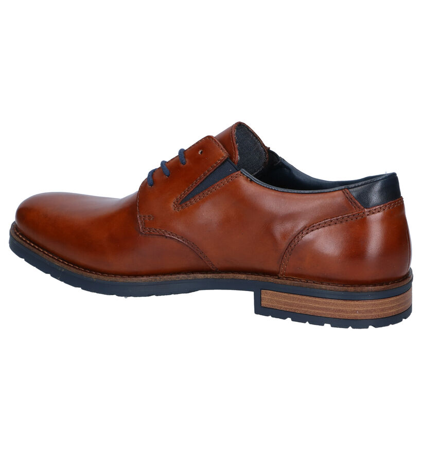 Rieker Cognac/Bruine Geklede Schoenen voor heren (360451) - geschikt voor steunzolen