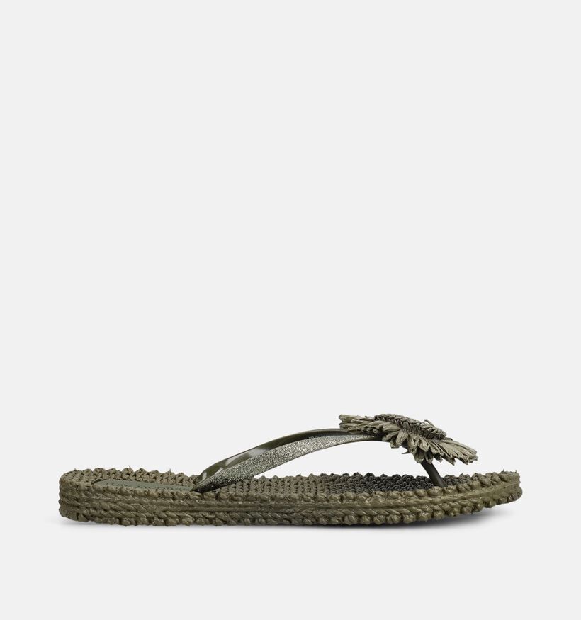 Ilse Jacobsen Cheerful Kaki Teenslippers voor dames (372261)