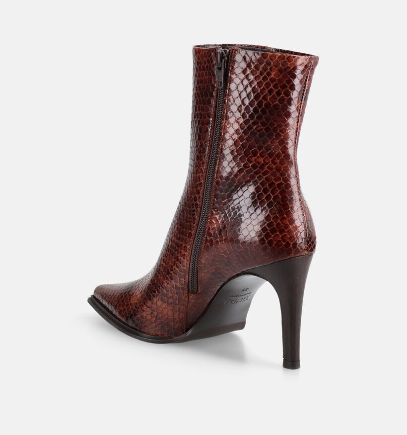 Zinda Bottines en Cognac pour femmes (380890)
