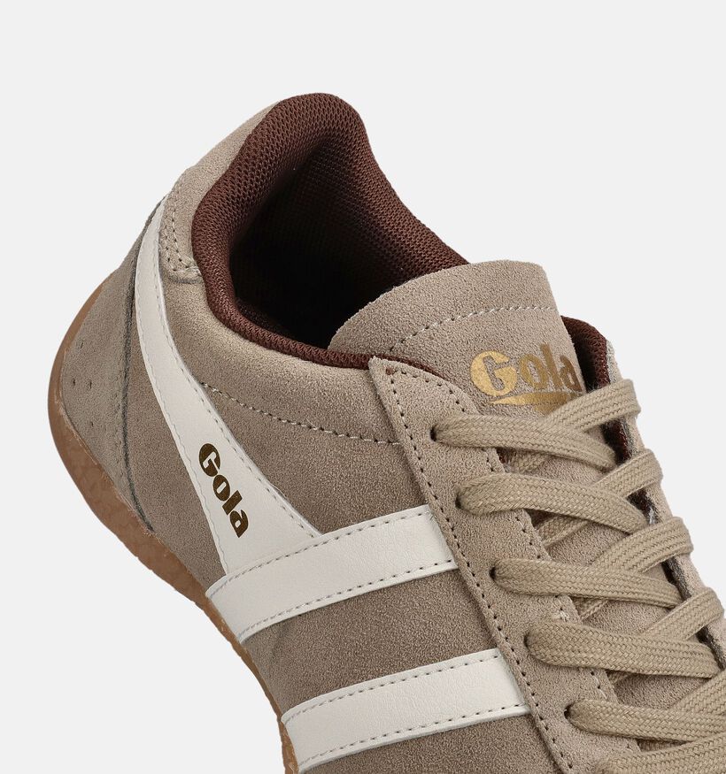 Gola Chase Donkerbeige Veterschoenen voor dames (368312) - geschikt voor steunzolen