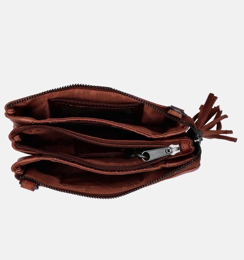 Bear Design Cognac Crossbody tas voor dames (358900)