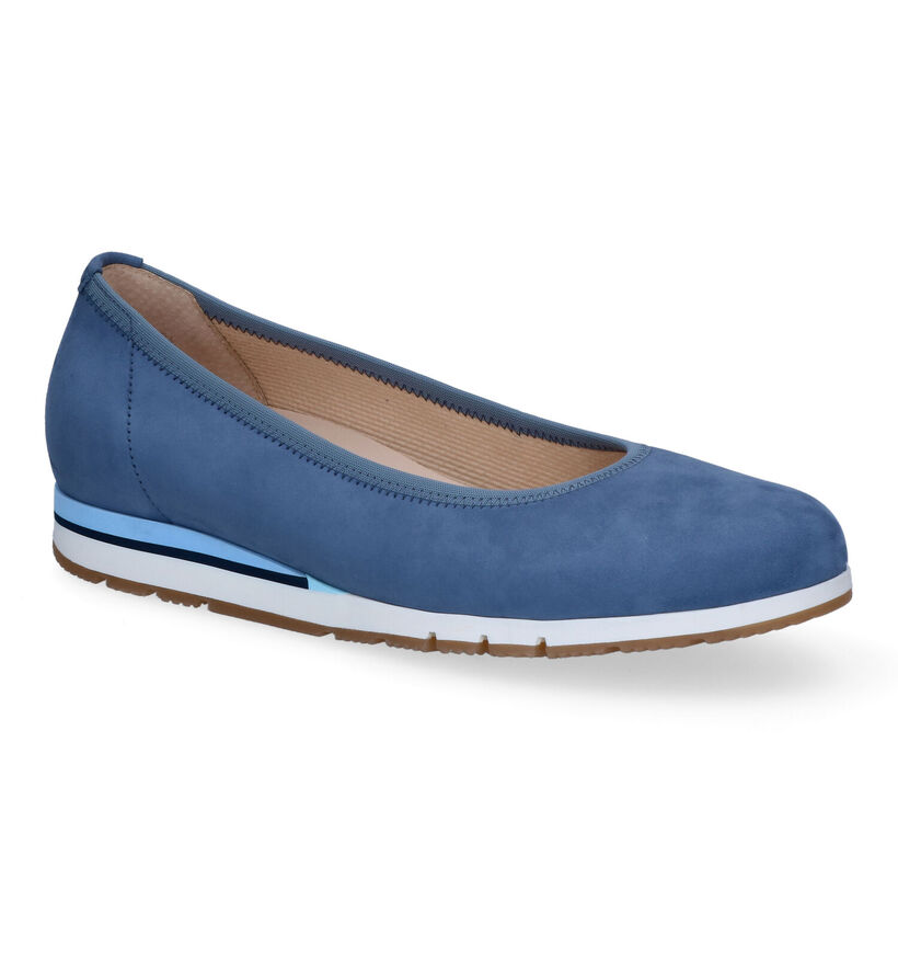 Gabor OptiFit Ballerines en Bleu en nubuck (306218)