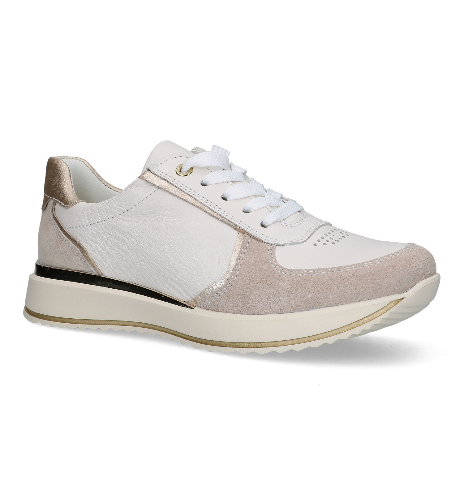 Ara Las Vegas Witte Veterschoenen Dames Lage schoenen Online