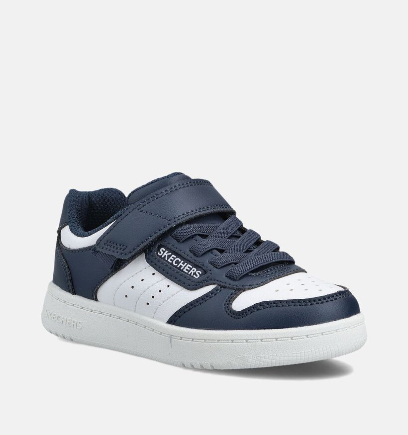 Skechers Quick Street Donkerblauwe Sneakers voor jongens (366437)
