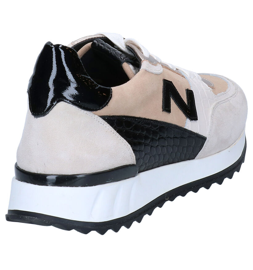 Nathan-Baume Baskets en Beige en daim (297850)