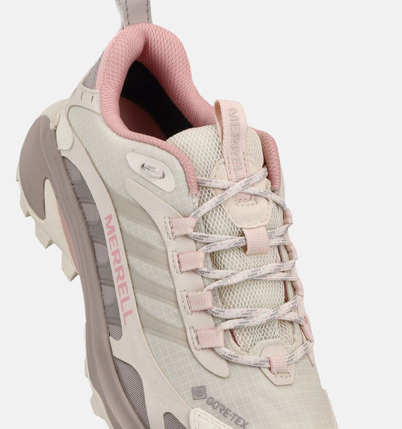Merrell Moab Speed 2 GTX Chaussures outdoor en Beige pour femmes (368886) - pour semelles orthop&eacute;diques