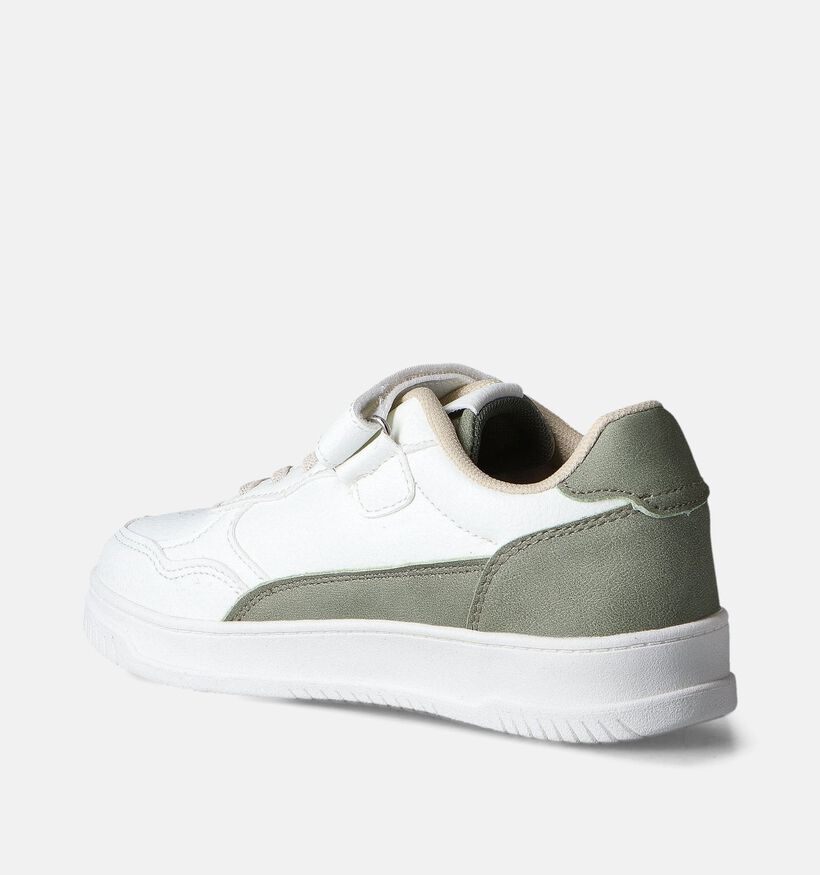 Milo & Mila Witte Schoenen met elastiek en velcro voor jongens (354457)