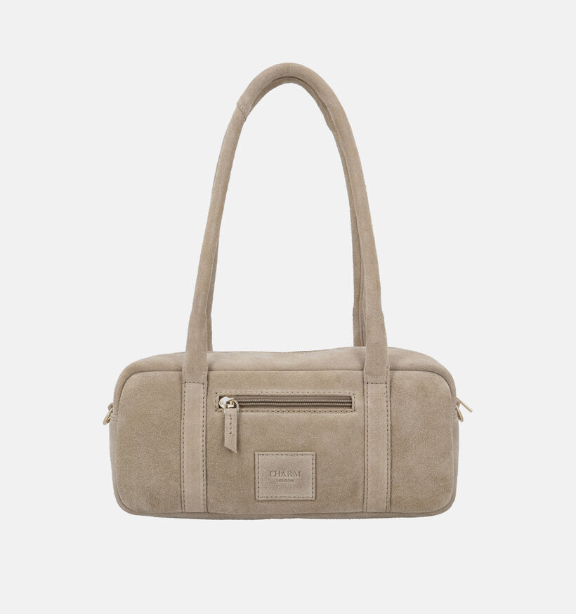 Charm London Sevilla Donkerbeige Schoudertas voor dames (374819)