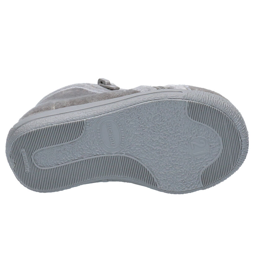 Bellamy Kiki Pantoufles en Gris en textile (262436)