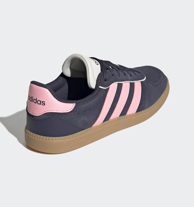 adidas Breaknet Sleek Blauwe/Roze Sneakers voor dames (365329) - geschikt voor steunzolen