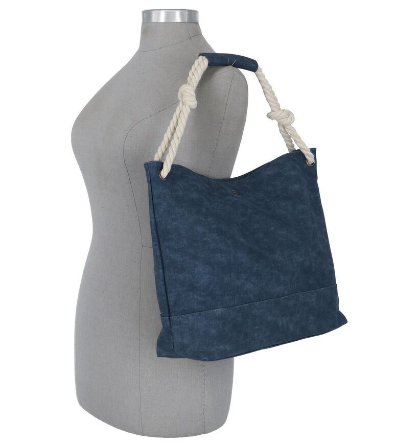 Roxy Donkerblauwe Shopper Tas in kunstleer (213255)