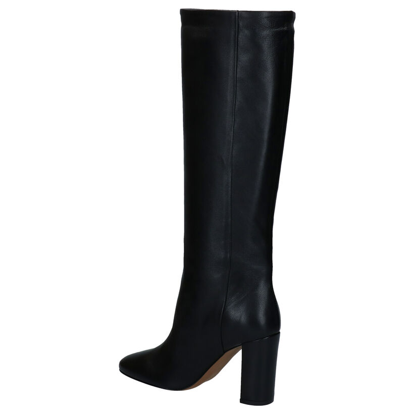 Via Limone Bottes hautes en Noir en cuir (281552)