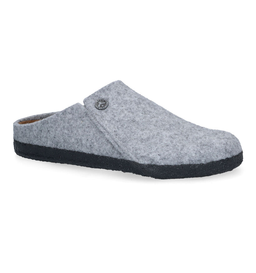 Birkenstock Zermatt Grijze Pantoffels voor dames (330661)