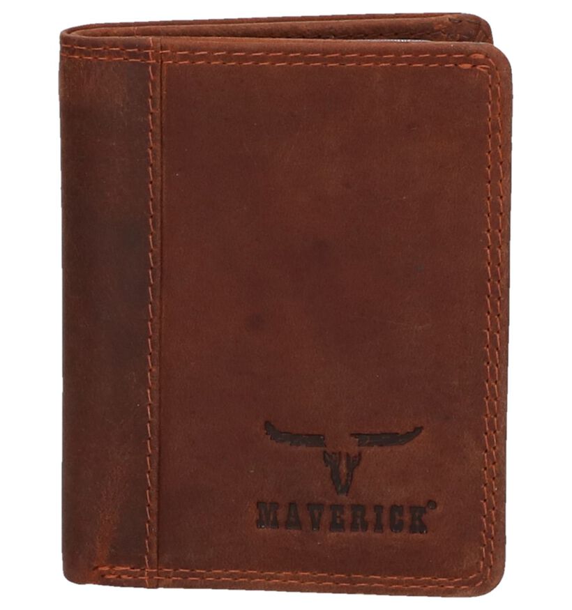 Maverick Porte-cartes en Cognac en cuir (274012)