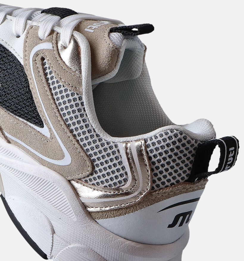 Maruti Novi Beige Sneakers voor dames (355859) - geschikt voor steunzolen