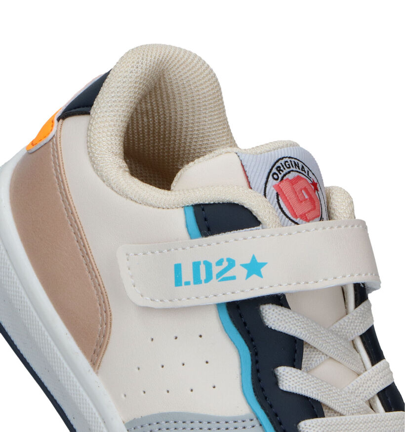 Little David Chaussures à scratch en Beige pour garçons (320457)