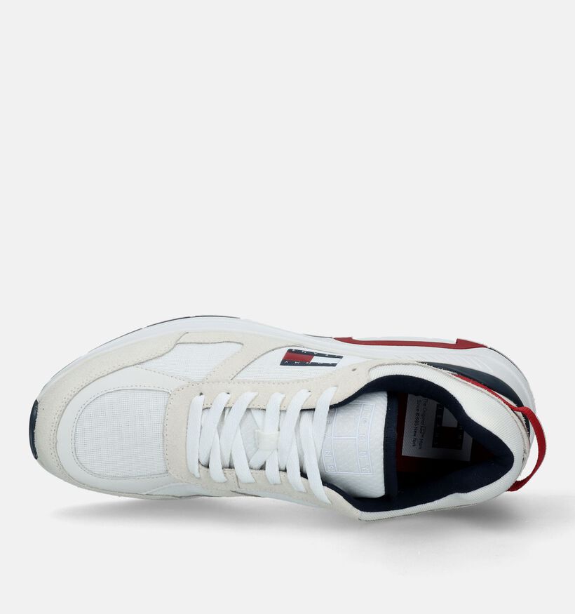 Tommy Hilfiger TJM Runner Combind Baskets en Blanc pour hommes (334090) - pour semelles orthopédiques