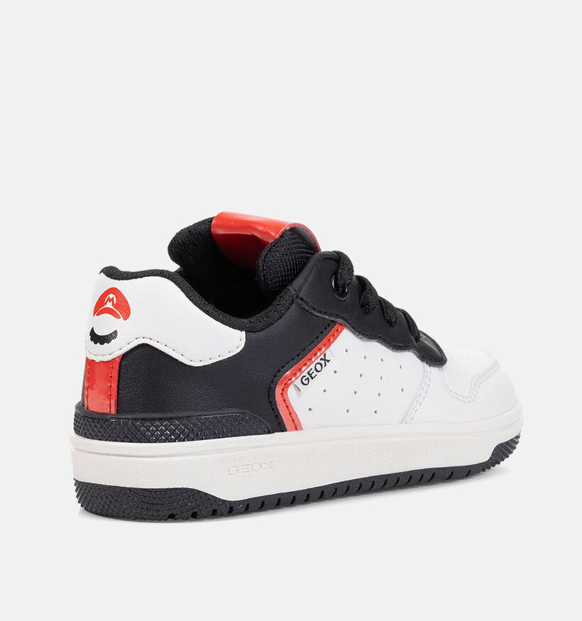 Geox Washiba Chaussures à Lacets en Blanc pour garçons (351658) - pour semelles orthopédiques