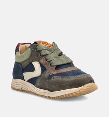 STONES and BONES Low Baskets Bleu/Vert