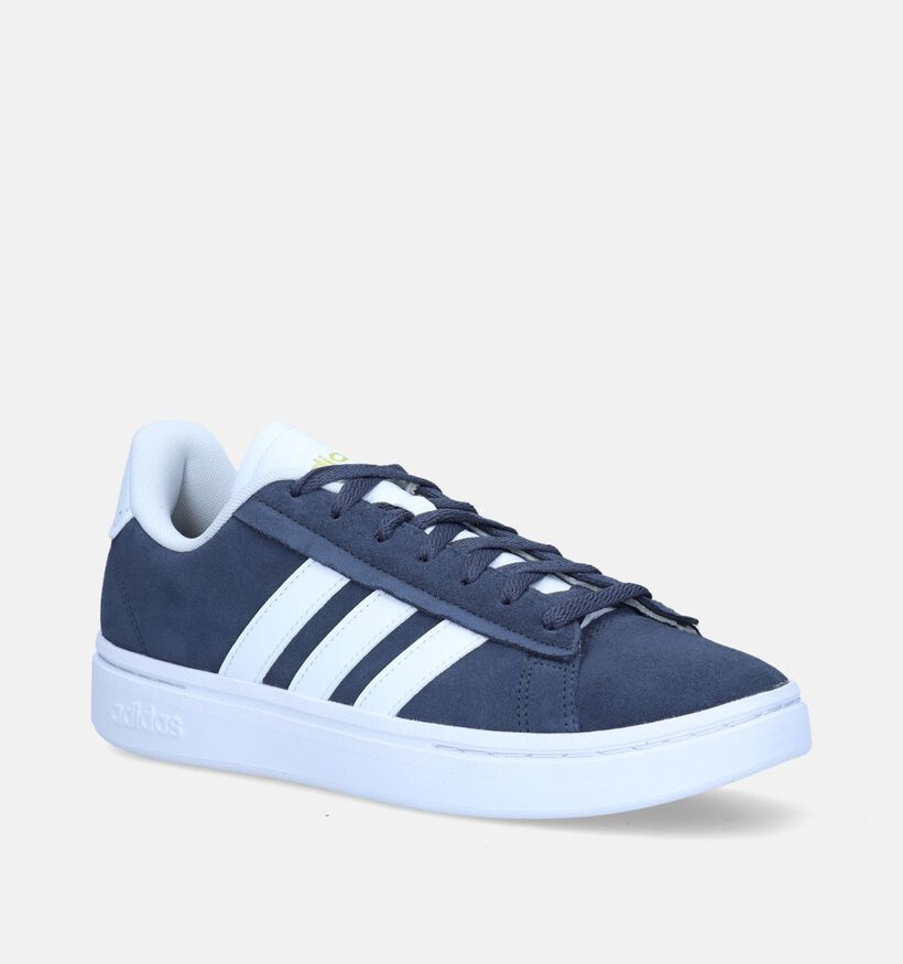 adidas Grand Court Alpha Baskets en Bleu pour garçons, hommes (341486)
