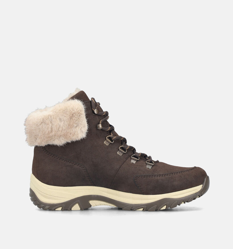 Rieker Chaussures outdoor en Brun fonc&eacute; pour femmes (379950) - pour semelles orthop&eacute;diques