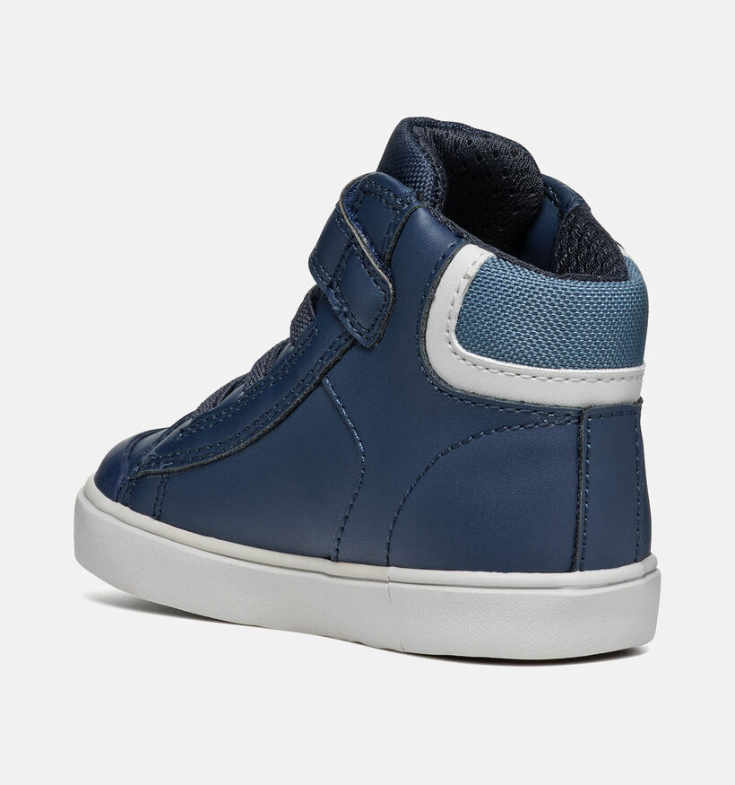 Geox Gisli Blauwe Hoge schoenen voor jongens (344549) - geschikt voor steunzolen