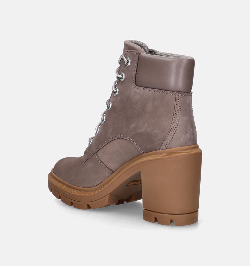 Timberland Allington Heights 6IN Bottillons en Taupe pour femmes (346053) - pour semelles orthopédiques
