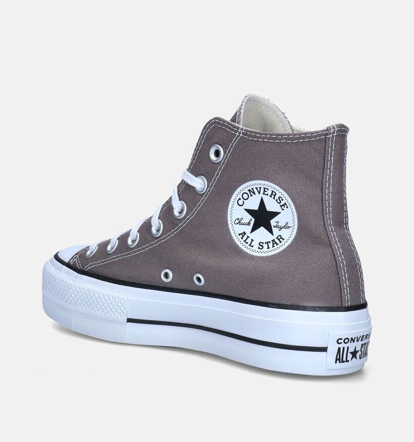 Converse Chuck Taylor All Star Lift Baskets en Brun pour femmes (348834)